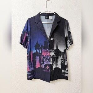 Disney Parks Wonderful World of Disney Woven Camp Shirt - M